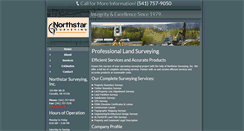 Desktop Screenshot of northstarsurveying.com